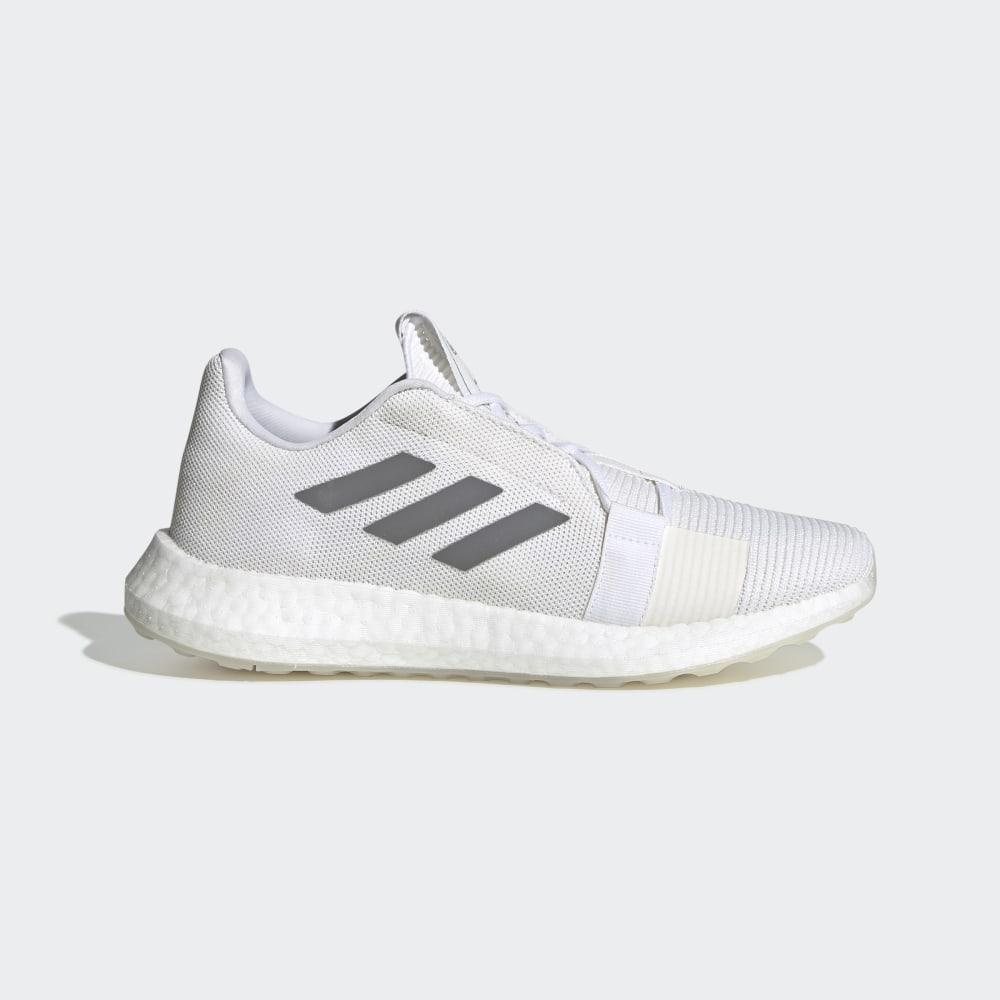 Adidasi Alergare Adidas Senseboost GO Dama Romania - Albi/Gri EG0944